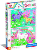 Clementoni I Believe in Unicorns 2 x 20 Piece Puzzle Set