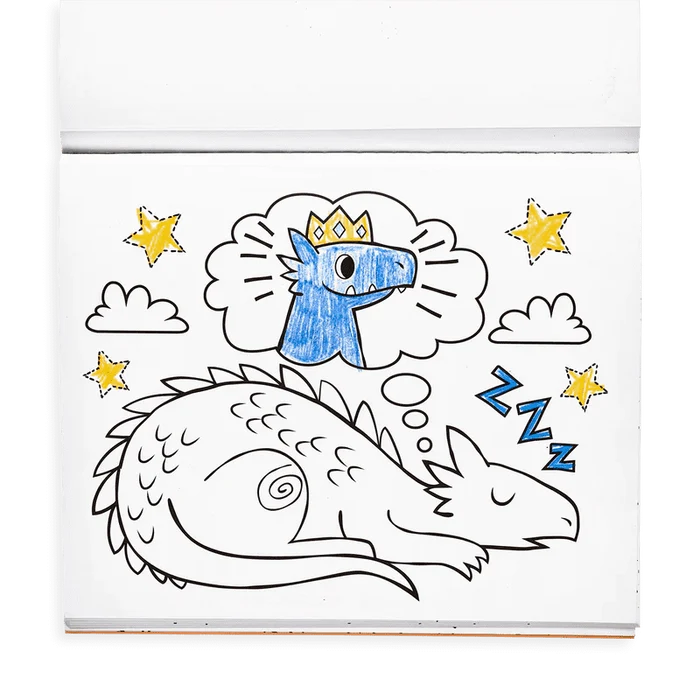 Coloring Book - Knights & Dragons.