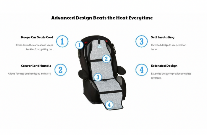 Cool Carats Car Seat Cooling Pad