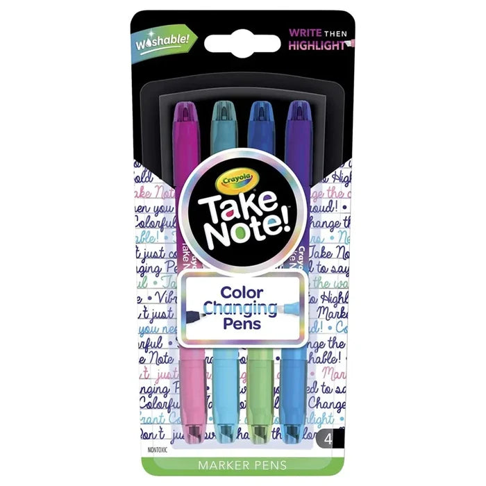 Crayola Color Changing Washable Pens – 4 Pcs