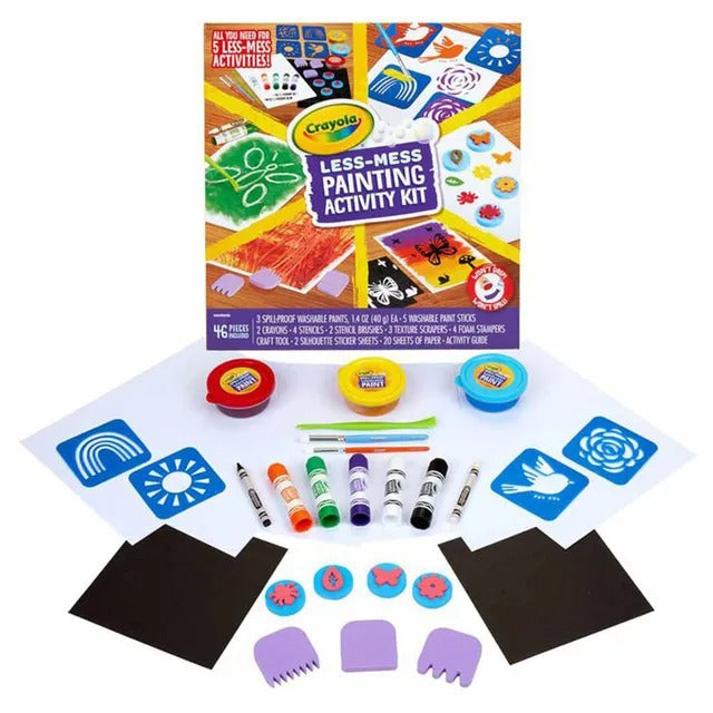 Crayola Less Mess Painting Activity Kit