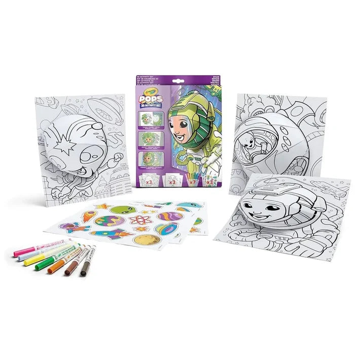 Crayola Pops 3D Colouring Kit – Space