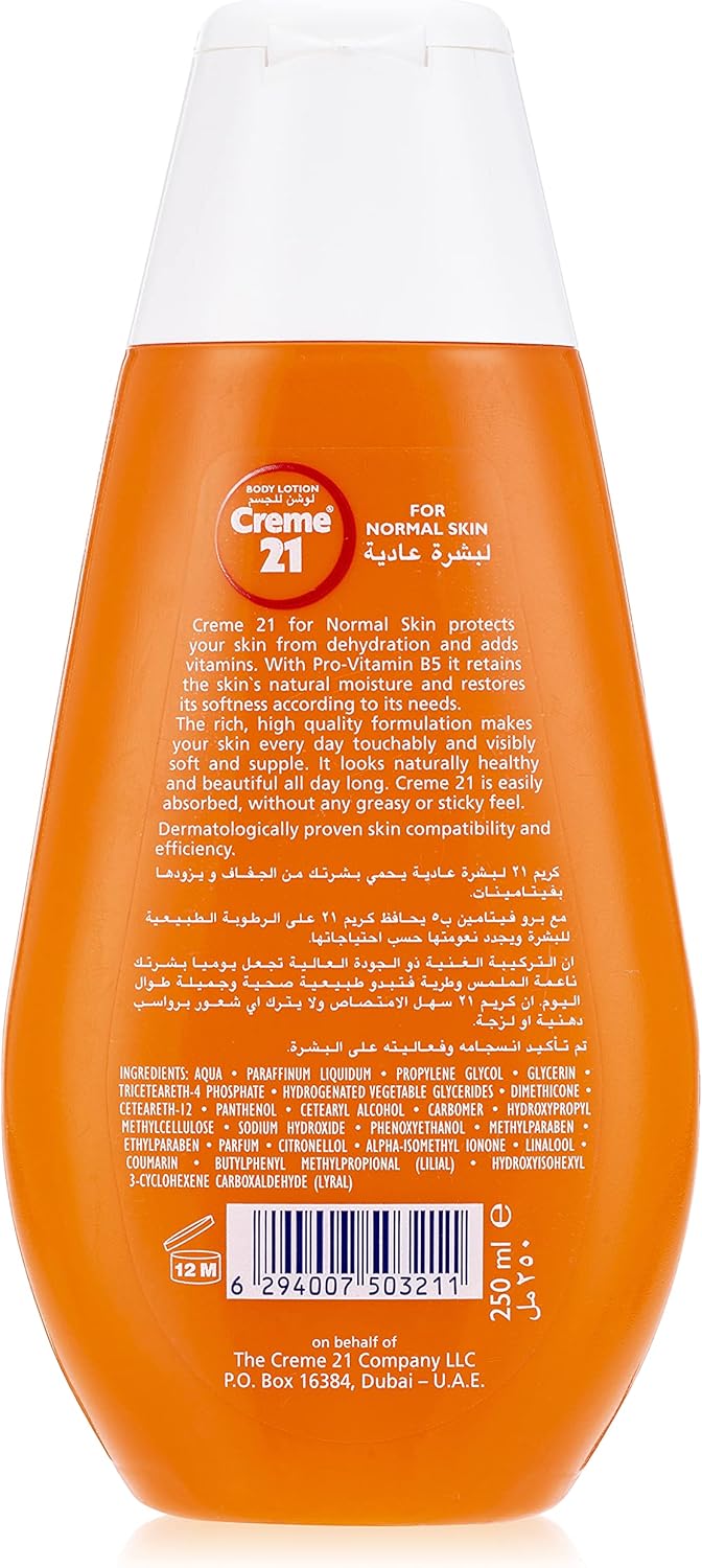 Creme 21 Body Lotion Normal Skin (250ml)