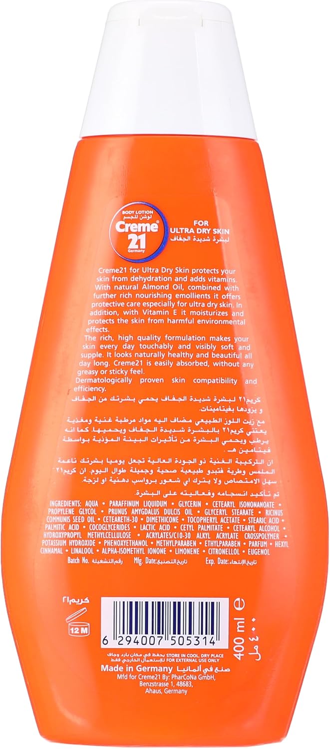 Creme 21 Body Lotion Ultra Dry Skin (250ml)
