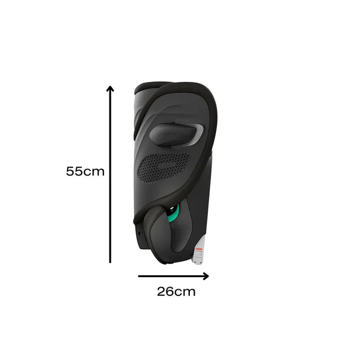 Cybex Solution G2 Plus Car Seat (Moon Black/Black)