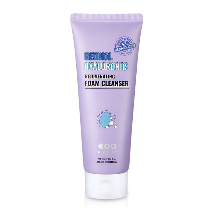 Dearboo Rejuvenating Retinol & Hyaluronic Night Foam Cleanser