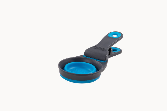 Dexas Klipscoop 1 cup Gray Collapsible Food Scoop