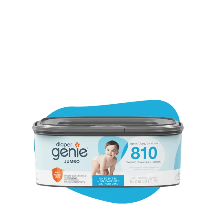 Diaper Genie Select Odor Lock Stainless Steel (Pail White)