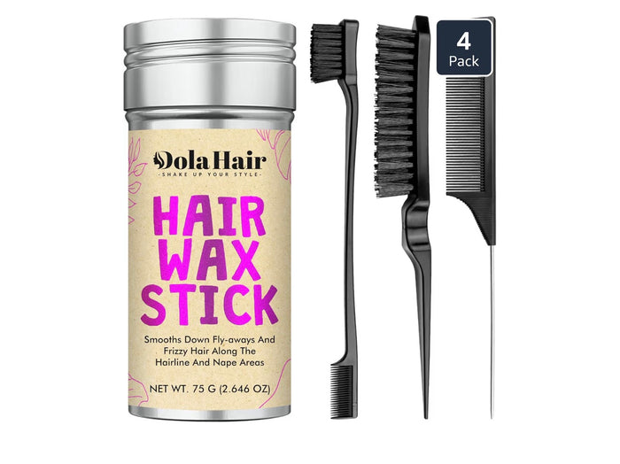 Dolahair Hair Wax Stick - Flyaway Control and Styling Pomade for Kids, Women, and Men