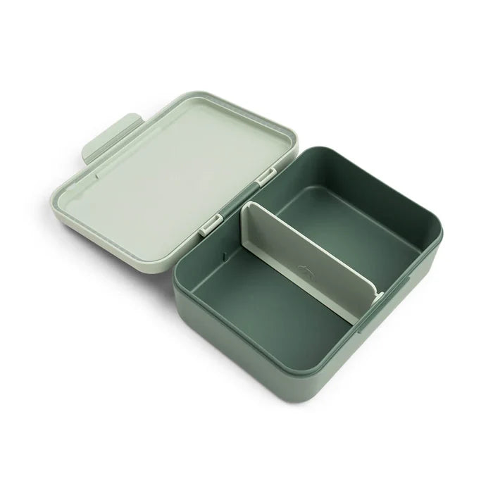 Done By Deer Lunch Box With Divider (Tiny Trails Green)