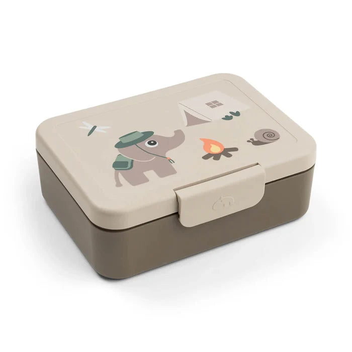 Done By Deer Lunch Box with Divider (Tiny Trails Sand)