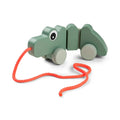 Done By Deer Pull Along Wiggle Toy Croco Green