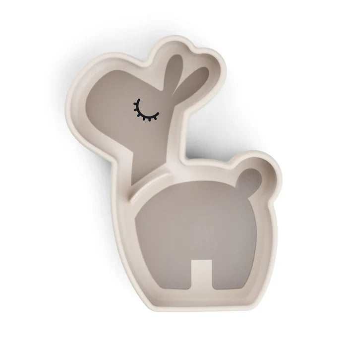Done By Deer Silicone Stick & Stay Snack Plate
