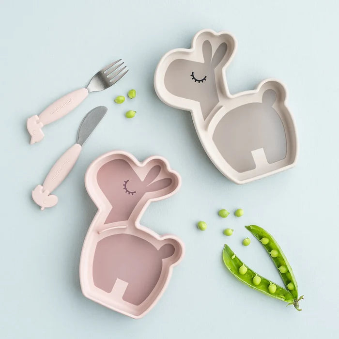 Done By Deer Silicone Stick & Stay Snack Plate