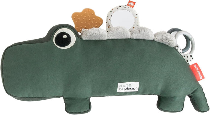 Done By Deer Tummy Time Activity Toy Croco (Green)