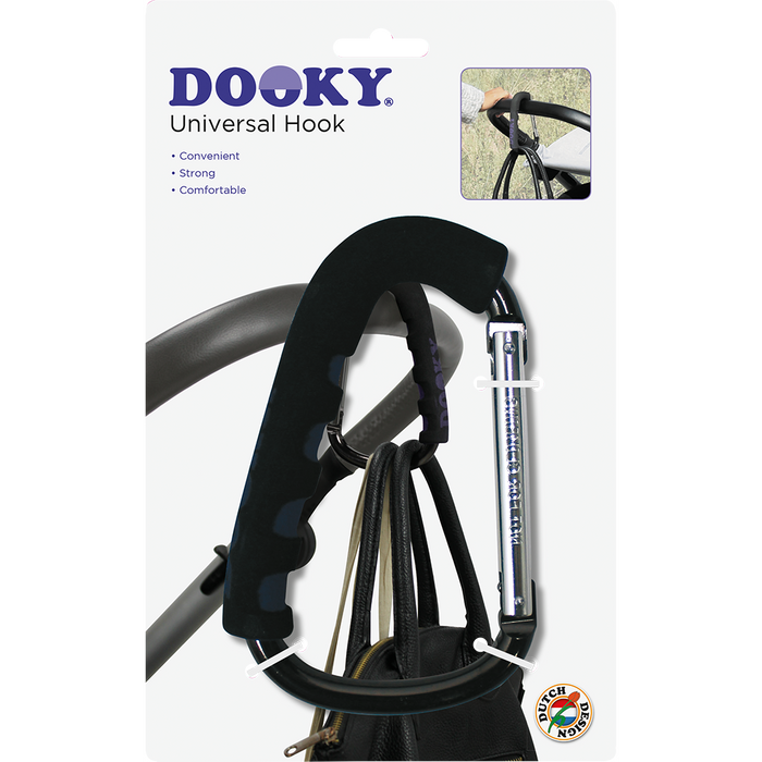 Dooky Universal Hook Universal (Black)