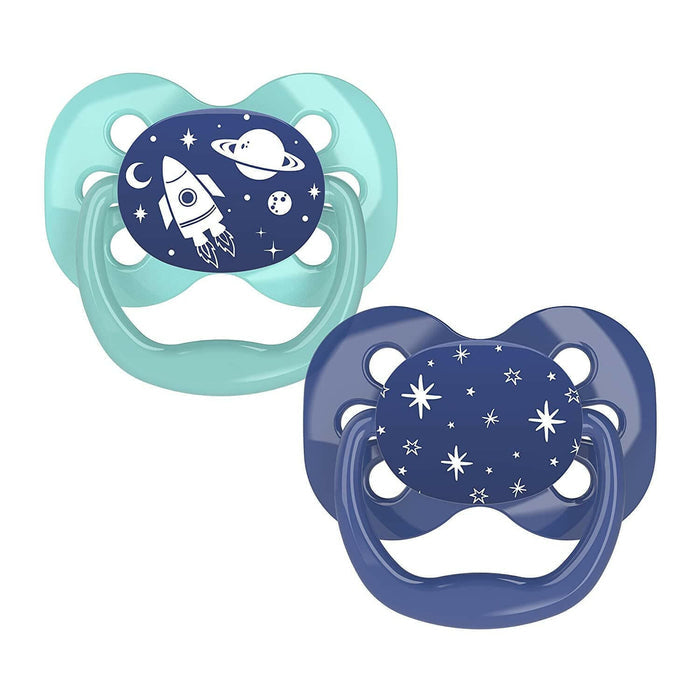 Dr. Brown's Advantage Pacifier Stage 1, 2-Pack, 0-6m.