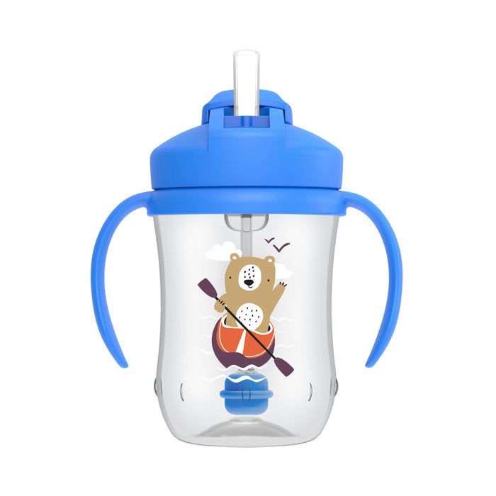 Dr. Brown’s Baby’s First Straw Cup with Handles Blue (270ml)