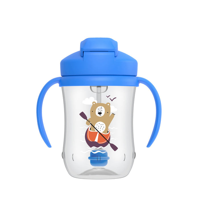 Dr. Brown’s Baby’s First Straw Cup with Handles Blue (270ml)
