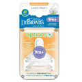 Dr. Brown’s Level 4 Wide-Neck Silicone Options+ Nipple, 2-Pack, 9m+