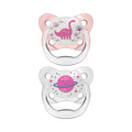 Dr. Brown's Pacifier Prevent Glow In The Dark Butterfly Shield Soother -  Pack of 2 (Stage 2/6-18 Months))