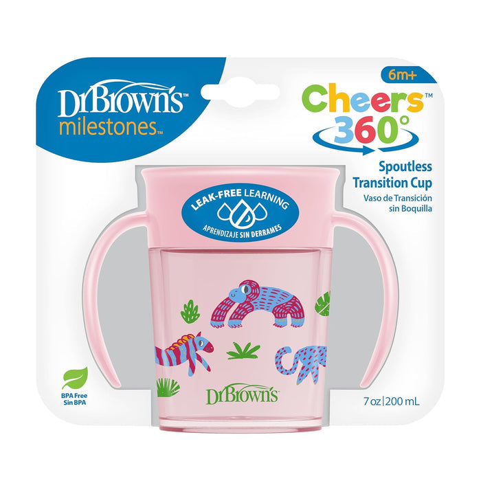 Dr. Brown's Smooth Wall Cheers 360 Cup With Handles (200ml)