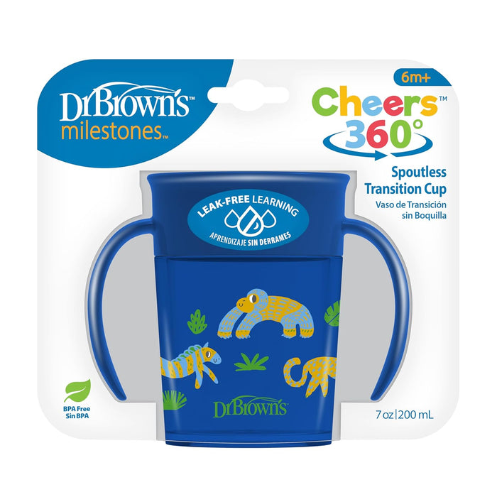 Dr. Brown's Smooth Wall Cheers 360 Cup With Handles (200ml)
