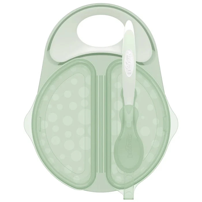 Dr. Brown's Travel Fresh Bowl & Snap In Spoon Set