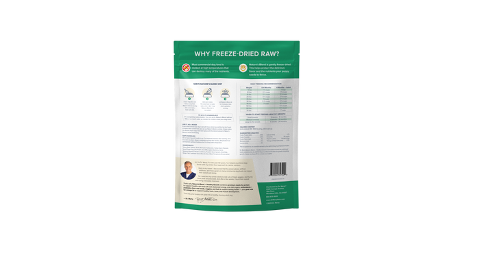 Dr. Marty Nature's Blend for Puppies Freeze Dried Raw Dog Food