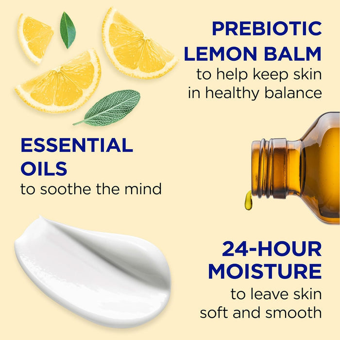 Dr. Teal's Body Lotion Lemon Prebiotic Lemon Balm & Essential Oils (532ml)