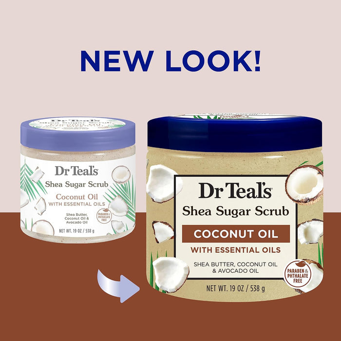 Dr. Teal's Coconut Oil Sugar Scrub (538gm)