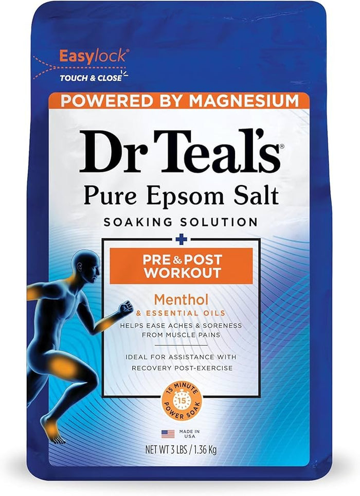 Dr Teal's  Pre Post 3lb Epsom Salt (1.36kg)