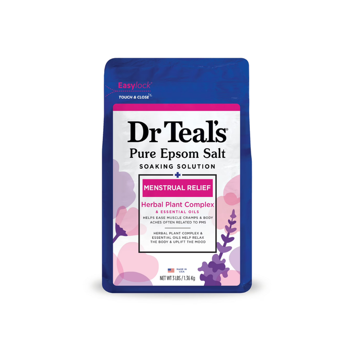 Dr. Teal's Pure Epsom Salt Menstral Relief Soaking Solution (1.36kg)