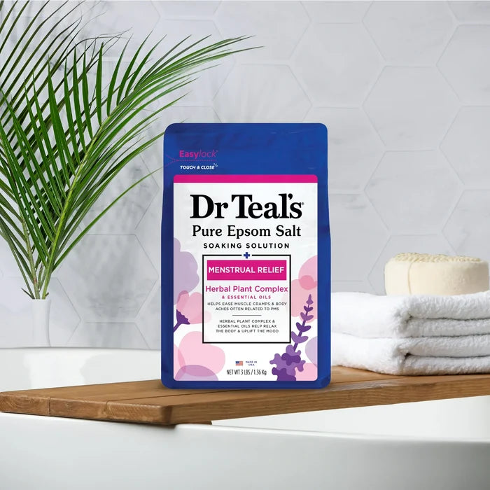 Dr. Teal's Pure Epsom Salt Menstral Relief Soaking Solution (1.36kg)