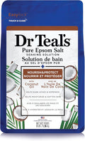 Dr. Teal's Salt Soak with Pure Epsom Salt, Nourish & Protect with Coconut Oil (36kg)