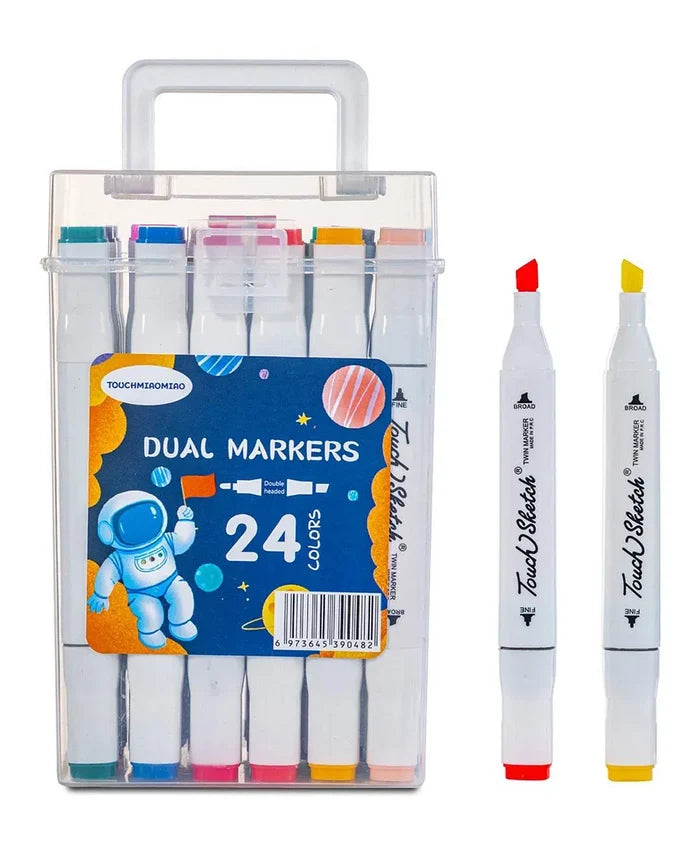 Eazy Kids Dual Markers Set (24 Pcs)