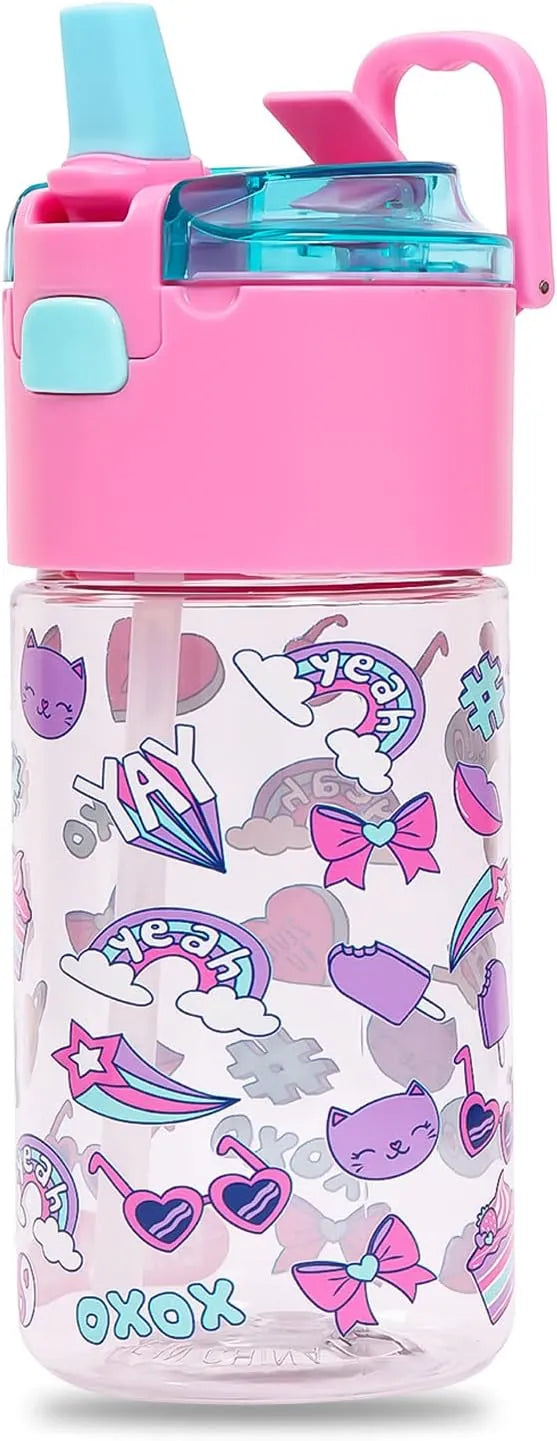 Eazy Kids Tritan Water Bottle With Snack Box (450ml)