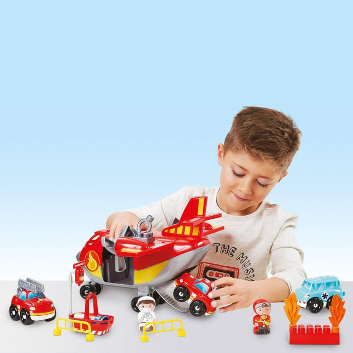 Ecoiffier Abrick Firemen Cargo Plane