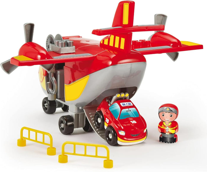 Ecoiffier Abrick Firemen Cargo Plane