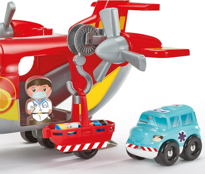 Ecoiffier Abrick Firemen Cargo Plane