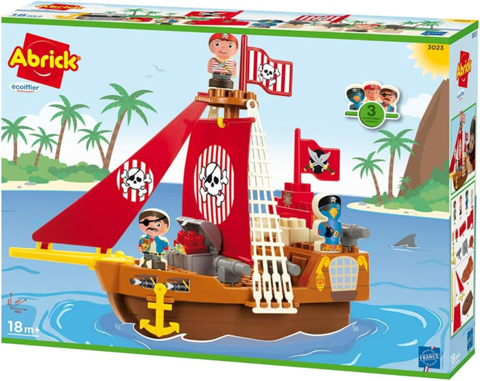 Ecoiffier Abrick Pirate Boat Playset