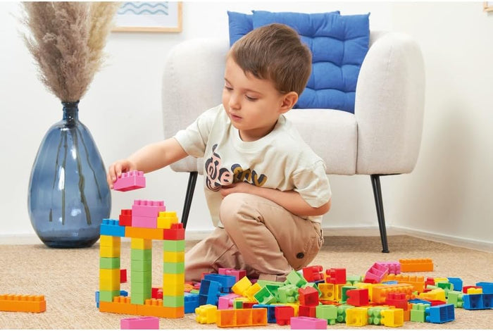 Ecoiffier Abrick Stacking Brick Half Moon Bag (150 Pieces)