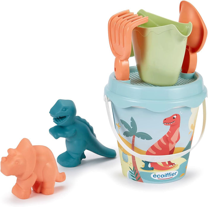 Ecoiffier Sand Bucket Set Dino with Watering Can