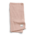 Elodie Bamboo Muslin Blankets & Quilts (Powder Pink)