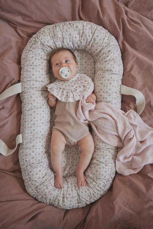 Elodie Bamboo Muslin Blankets & Quilts (Powder Pink)