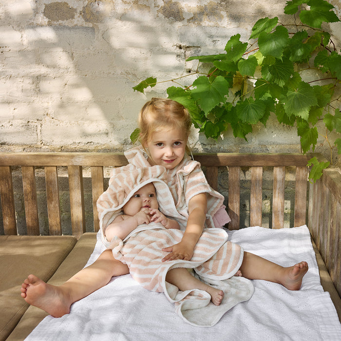 Elodie Hooded Towel (Candy Stripes)