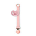 Elodie Pacifier Clip Wood Pacifier Accessories (Candy Pink)