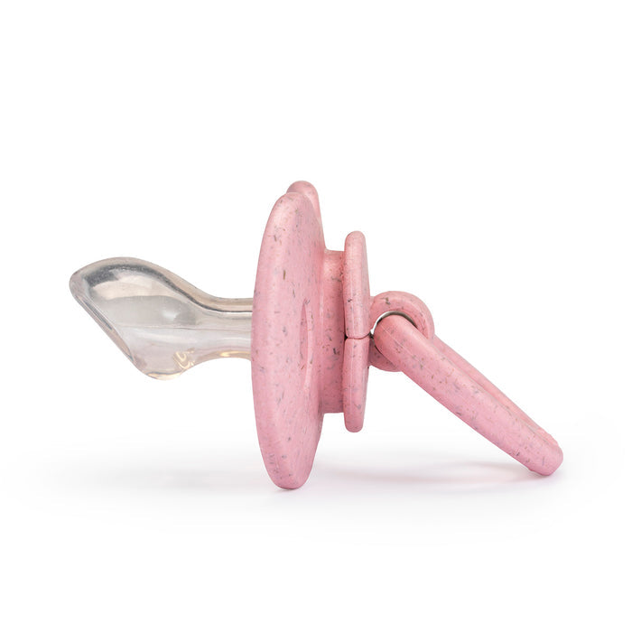 Elodie Pacifier Clip Wood Pacifier Accessories (Candy Pink)