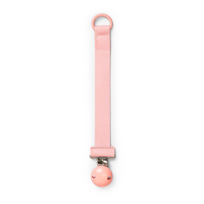 Elodie Pacifier Clip Wood Pacifier Accessories (Candy Pink)
