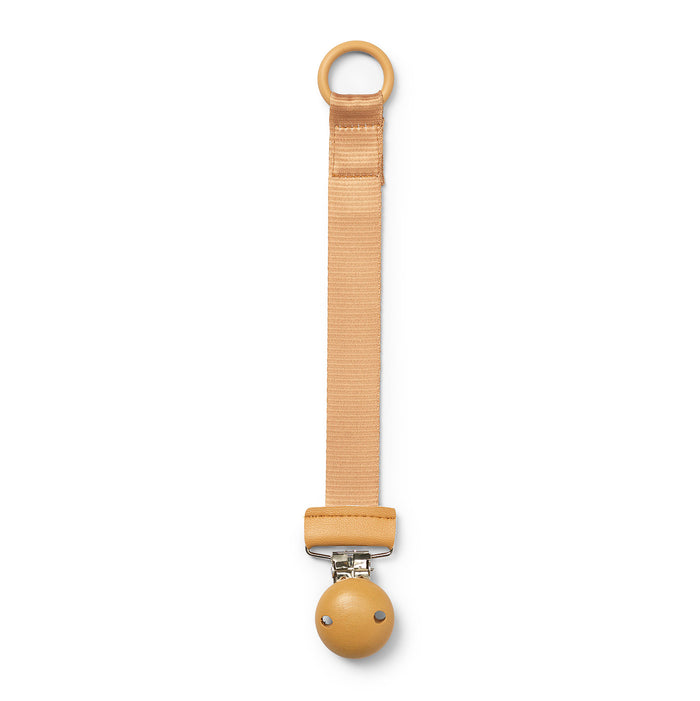 Elodie Pacifier Clip Wood Pacifiers (Gold)